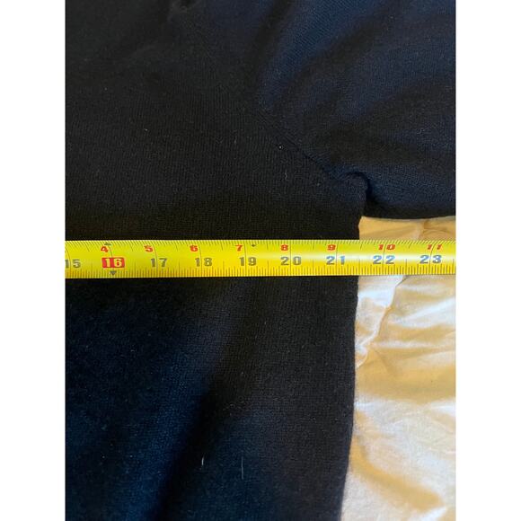 Cashmere Lord & Taylor Black Front Button 100% Cashmere Cardigan Sweater, 2X - Picture 5 of 5